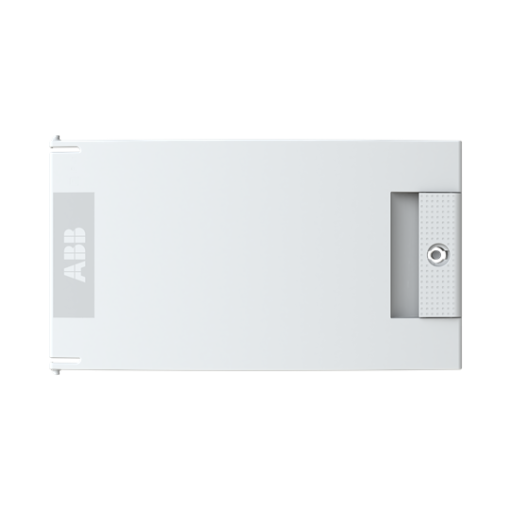 MISTRAL41F accessories door , 1 rows, 8 modules, Door Single , Opaque , Plastic , Traffic white