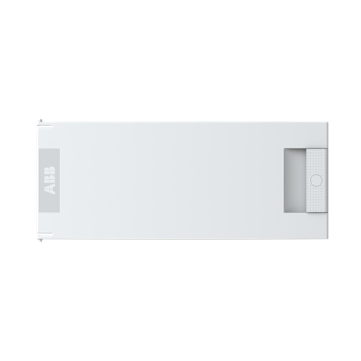 MISTRAL41F accessories door , 1 rows, 12 modules, Door Single , Opaque , Plastic , Traffic white