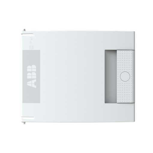 MISTRAL41F accessories door , 1 rows, 4 modules, Door Single , Opaque , Plastic , Traffic white