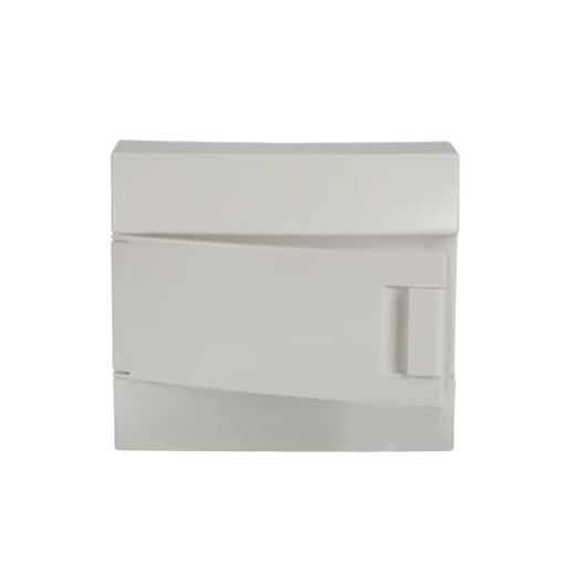 Consumer unit , Surface mounting, 12 modules, 1 rows, IP41,  Door Single, Plastic, Opaque, Dimensions 119.000 mm x 297.000 mm x 262.000 mm