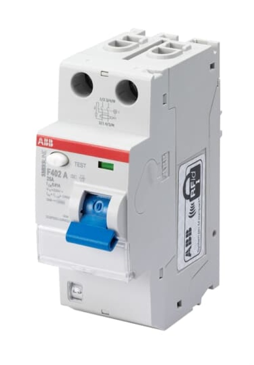 Residual Current Circuit Breaker F400 - 2P - 100 mA - 40 A - Type A