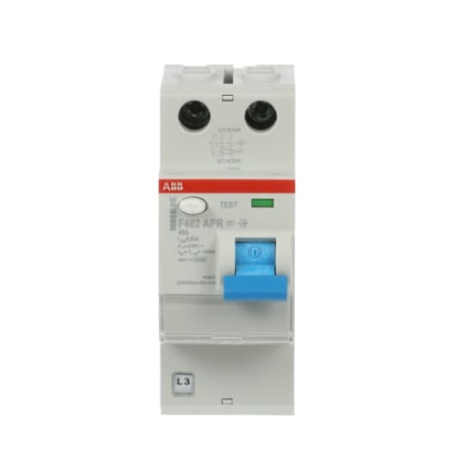 Residual Current Circuit Breaker F400 - 2P - 30 mA - 40 A - Type A APR