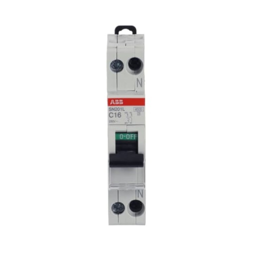 Miniature circuit breaker  SN201L  1PN  16 A  C