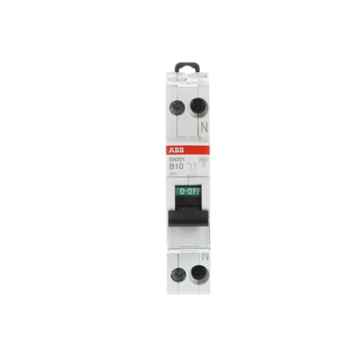 Miniature circuit breaker  SN201  1PN  10 A  B