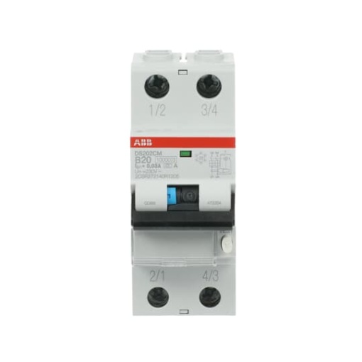 DS202C M B20 A30 Residual Current Circuit Breaker with Overcurrent Protection