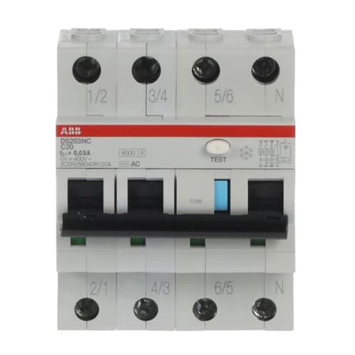 Residual Current Circuit Breaker with Overcurrent Protection