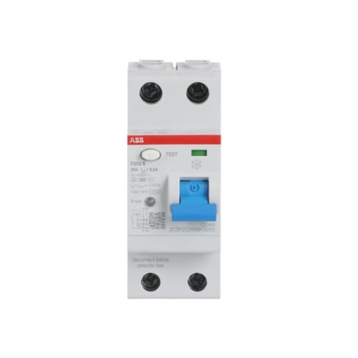 Residual Current Circuit Breaker F200 - 2P - 300 mA - 25 A - Type B
