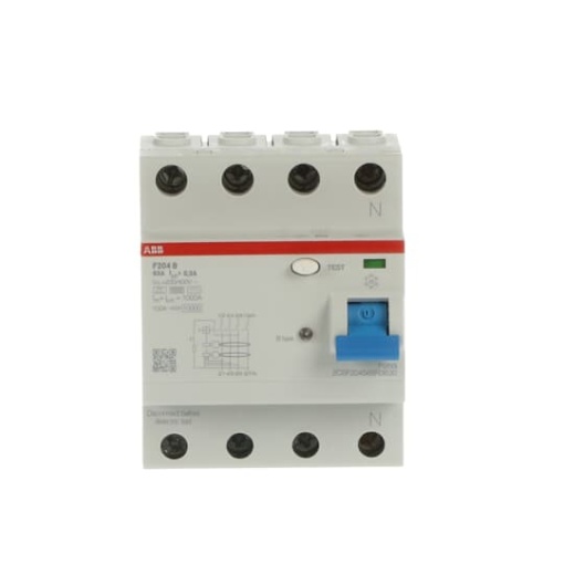 Residual Current Circuit Breaker F200 - 4P - 300 mA - 63 A - Type B