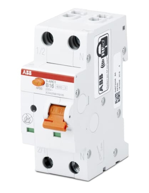Arc fault detection device integrated with MCB