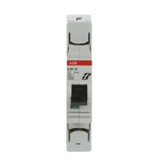 S281 UC FS C1 Miniature Circuit Breaker - 1P - C - 1 A