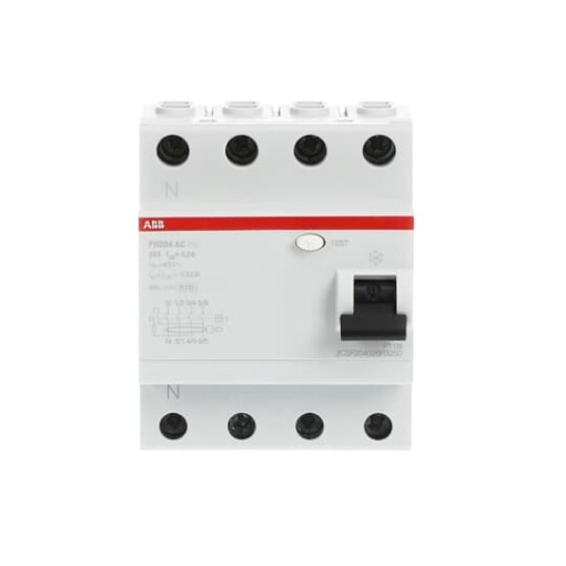 Residual Current Circuit Breaker   4P  Type AC  300 mA  25 A