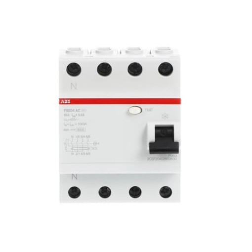 Residual Current Circuit Breaker   4P  Type AC  300 mA  63 A