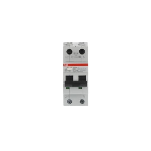 Residual Current Circuit Breaker with Overcurrent Protection DS201 L - 1PN - 300 mA - 20 A - C - Type AC