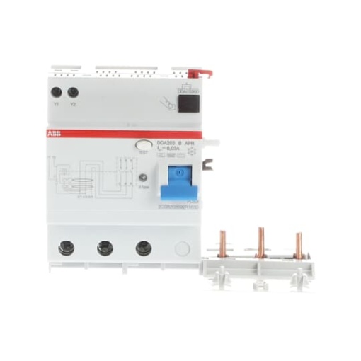 Residual Current Device Block DDA200 - 3P - 30 mA - 63 A - Type B