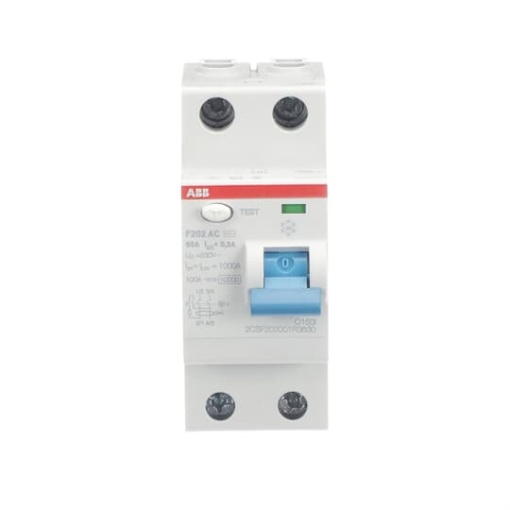 Residual Current Circuit Breaker  - 2P - Type AC - 300 mA - 63 A