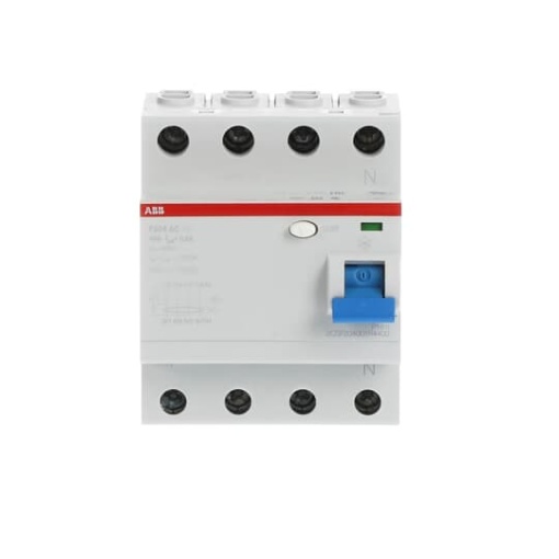 Residual Current Circuit Breaker  - 4P - Type AC - 500 mA - 40 A