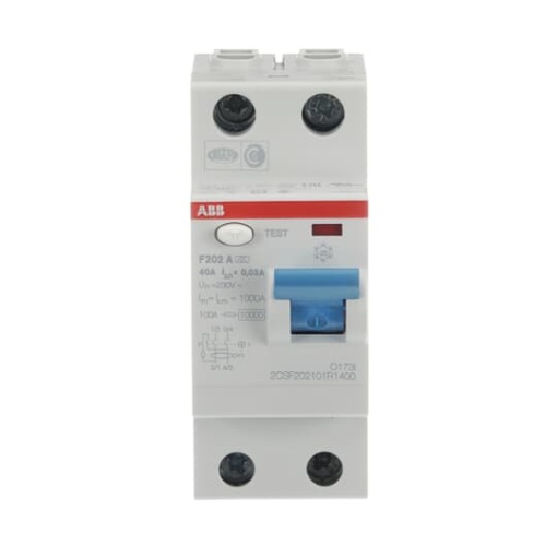 Residual Current Circuit Breaker   2P  Type A  30 mA  40 A