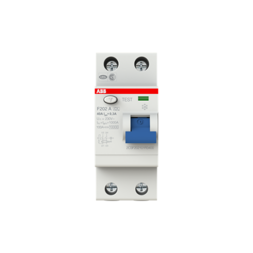Residual Current Circuit Breaker  - 2P - Type A - 300 mA - 40 A