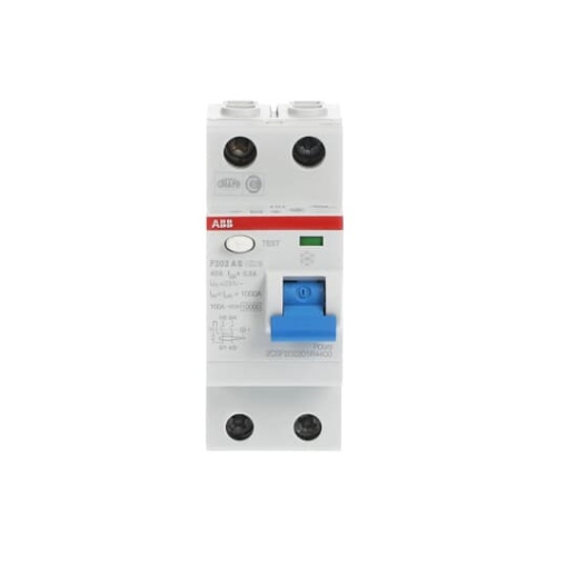 Residual Current Circuit Breaker F200 - 2P - 500 mA - 40 A - Type A