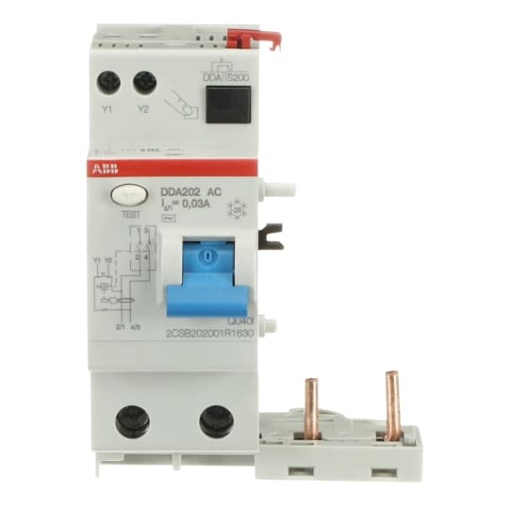Residual Current Device Block DDA200 - 2P - 30 mA - 63 A - Type AC