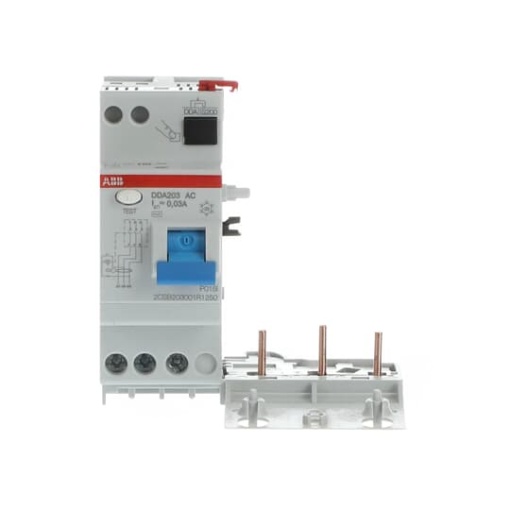Residual Current Device Block DDA200 - 3P - 30 mA - 25 A - Type AC