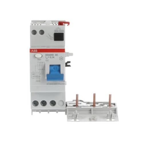 Residual Current Device Block DDA200 - 3P - 100 mA - 25 A - Type AC
