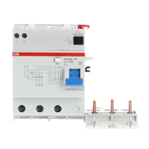 Residual Current Device Block DDA200 - 3P - 300 mA - 63 A - Type AC
