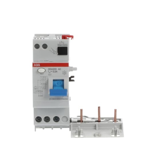 Residual Current Device Block DDA200 - 3P - 500 mA - 25 A - Type AC