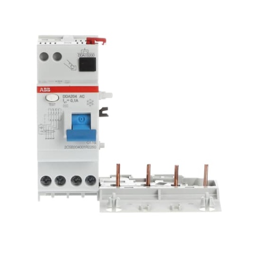 Residual Current Device Block DDA200 - 4P - 100 mA - 25 A - Type AC