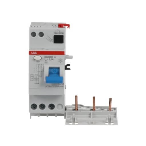 Residual Current Device Block DDA200 - 3P - 100 mA - 40 A - Type A