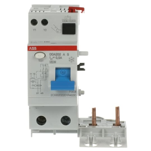 Residual Current Device Block DDA200 - 2P - 500 mA - 63 A - Type A