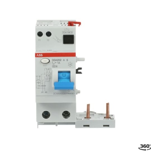 Residual Current Device Block DDA200 - 2P - 1000 mA - 63 A - Type A