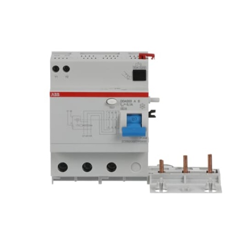 Residual Current Device Block DDA200 - 3P - 100 mA - 63 A - Type A