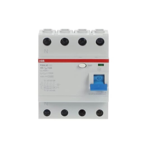 Residual Current Circuit Breaker  - 4P - Type AC - 300 mA - 40 A