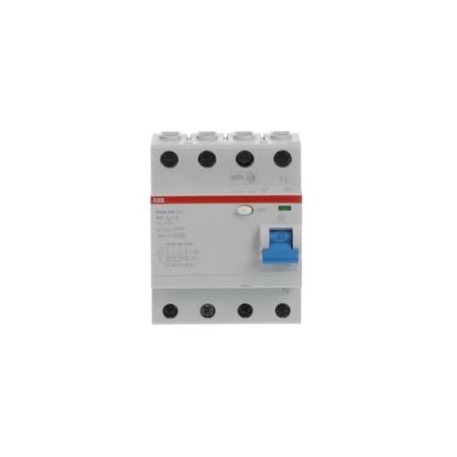 Residual Current Circuit Breaker F200 - 4P - 1000 mA - 63 A - Type A