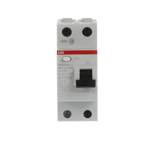 Residual Current Circuit Breaker   2P  Type AC  30 mA  40 A