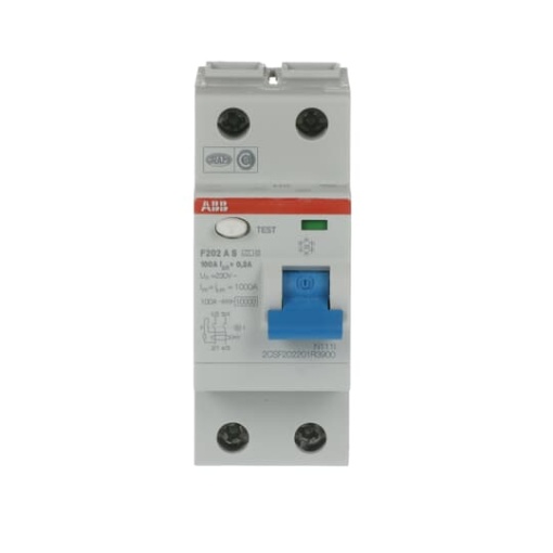 Residual Current Circuit Breaker F200 - 2P - 300 mA - 100 A - Type A