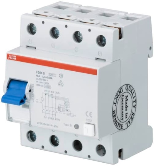 Residual Current Circuit Breaker F200 - 4P - 300 mA - 125 A - Type B