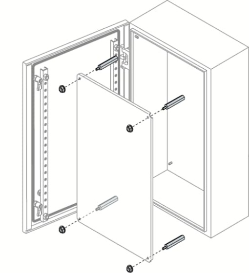 Metallic enclosure SR2