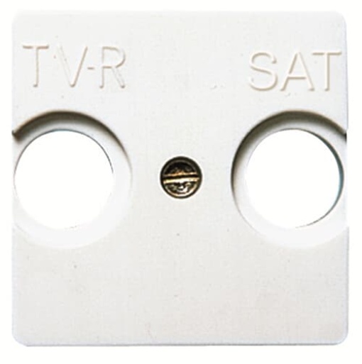 Cover plate SAT 1 gang Alpin White - Stylo