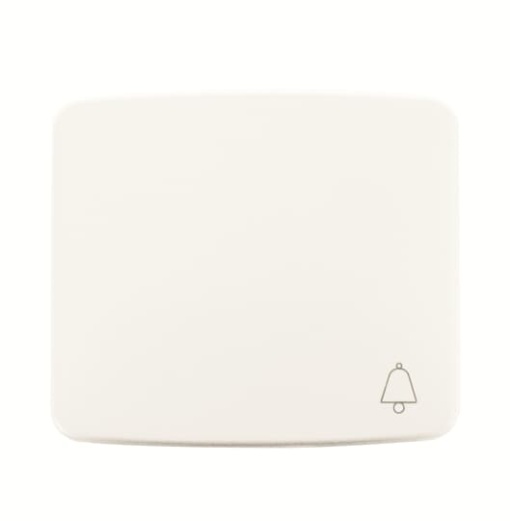 Rockr push button Symbol "bell" for Switchpush button, Single rocker White - Arco