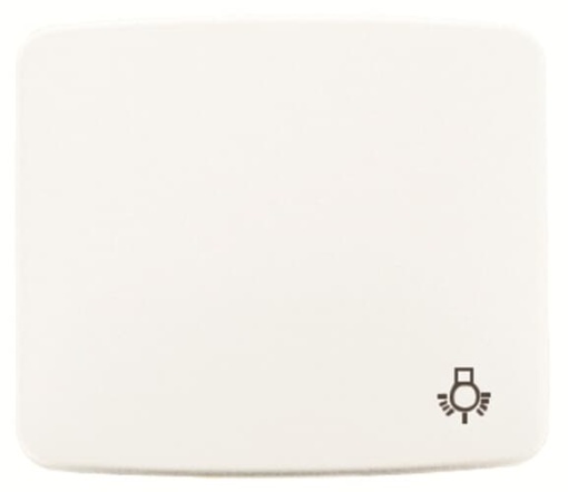 Rockr push button Symbol "light" for Switchpush button, Single rocker White - Arco