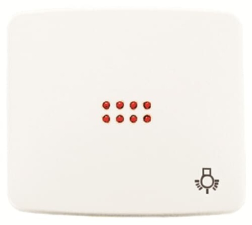 Rockr push button Symbol "light" for Switchpush button, Single rocker White - Arco