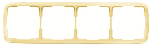 Frame 4gang Ivory - Arco