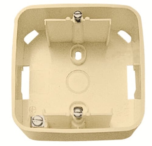 Surface mount box 1 gang Ivory  Arco