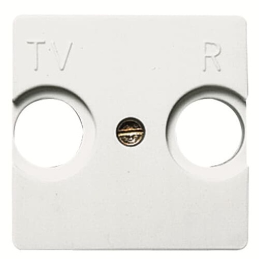 Cover plate SAT 1 gang Alpin White - Stylo