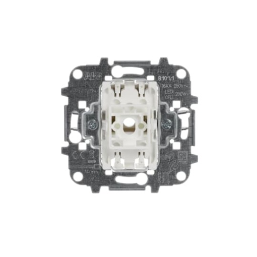 Switch 1way 2pole switch with LED exchangeable  16 A