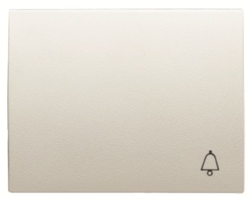 Rocker push button Symbol "bell" for Switchpush button, Single rocker Cream white - Olas