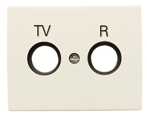 Cover 1 gang Cream white - Olas