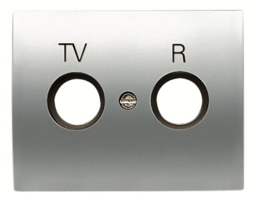 Cover TV-R SAT 1 gang Titanium - Olas